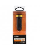 Автомобильное зарядное устройство с двумя USB входами  LDNIO DL-C21 2100 mA black