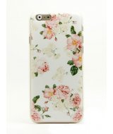 Чехол силиконовый с 3D рисунком "Цветы" для iPhone 5/5s/SE