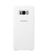 Чехол для Galaxy S8 Plus накладка Samsung Silicone Cover белый