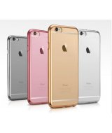Чехол-накладка прозрачная с ободком для iPhone 6+/6s+