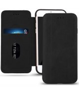 Чехол-книга Meanlove Double Line Series для Apple iPhone 7 и iPhone 8 (черный,бордовый)