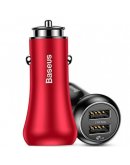 Автомобильное зарядное устройство Baseus Gentleman 4.8A Dual-USB Black