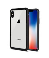 Чехол-накладка Nice case противоударный для iPhone X/Xs (черный)