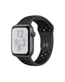 Apple Watch Nike+ Series 4 (MU6L2RU/A), 44 мм, корпус из алюминия цвета «серый космос», спортивный ремешок Nike цвета «антрацитовый/чёрный»