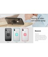 Baseus оригинальный кольцевой держатель чехол для iPhone Xr мягкий TPU чехол с магнитным автомобильным держателем