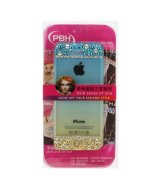 Стекло противоударное Glass для APPLE iPhone со стразами, комплект на 2 стороны