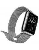 Ремешок Миланский сетчатый металл  COTEetCI Magnet Band for Apple Watch Silver