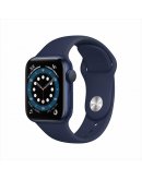 Apple Watch Series 6, 40 мм, корпус из алюминия синего цвета, спортивный ремешок «тёмный ультрамарин» (MG143RU-A)