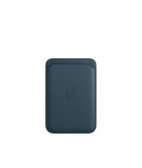 Кожаный чехол-бумажник MagSafe для iPhone, цвет «балтийский синий»