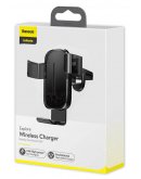 Автомобильный держатель с беспроводной зарядкой Qi Baseus Explore Wireless Charger Gravity Car Mount 15W black