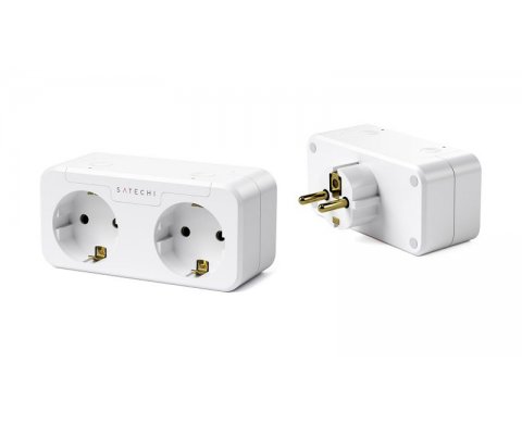 Dual Smart Outlet - Works with Apple HomeKit - Satechi