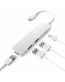 Переходник Satechi Slim Aluminum Type-C Multi-Port Adapter 4K HDMI (ST-CMAS) Satechi Aluminum Type-C Multi-Port Adapter