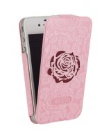 Чехол-книга U-link с розой для iPhone 5/5S/SE