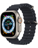 Apple Watch Ultra GPS + Cellular, 49 мм, корпус из титана, ремешок Ocean черного цвета
