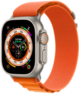 Apple Watch Ultra GPS + Cellular, 49 мм, корпус из титана, ремешок Alpine Loop оранжевого цвета