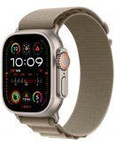Apple Watch Ultra 2 GPS + Cellular, 49 мм, корпус из титана, ремешок Alpine оливкового цвета, размер S