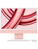 Apple iMac 24" Retina 4,5K, M3 (8C CPU, 10C GPU, 2023), 8 ГБ, 256 ГБ SSD, розовый (MQRT3)