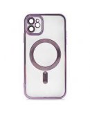 Силиконовый чехол на iPhone 15 / 15 Plus Magsafe противоударный