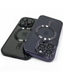 Роскошный прозрачный силиконовый чехол с магнитной зарядкой Magsafe для iPhone 15/ 15 Pro /15 Max