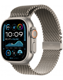 Apple Watch Ultra 2 GPS + Cellular, 49 мм, корпус из бежевого титана, ремешок Milanese бежевого цвета, M