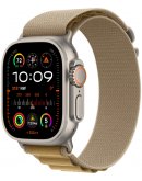 Apple Watch Ultra 2 GPS + Cellular, 49 мм, корпус из бежевого титана, ремешок Alpine цвета "загар", размер M