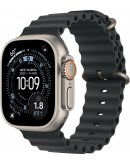 Умные часы Apple Watch Ultra 3 LTE 49 мм (титановый корпус, природный/черный, ремешок из эластомера)