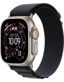 Умные часы Apple Watch Ultra 3 LTE 49 мм (титановый корпус, природный/черный, текстильный ремешёк размера S)