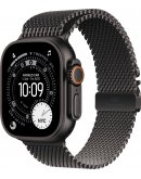 Умные часы Apple Watch Ultra 3 LTE 49 мм (титановый корпус, черный/металл (титан), миланская петля S)
