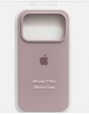 Чехол Silicone Case для iPhone  Пудровый